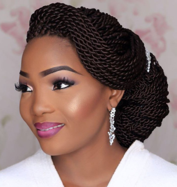 African Wedding Braids Hairstyles