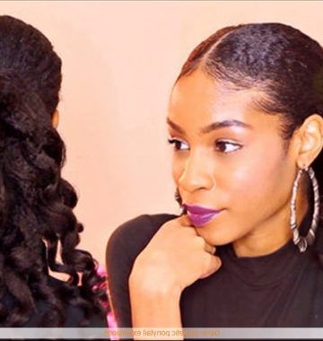 Sleek and Chic Ringlet Ponytail Hairstyles