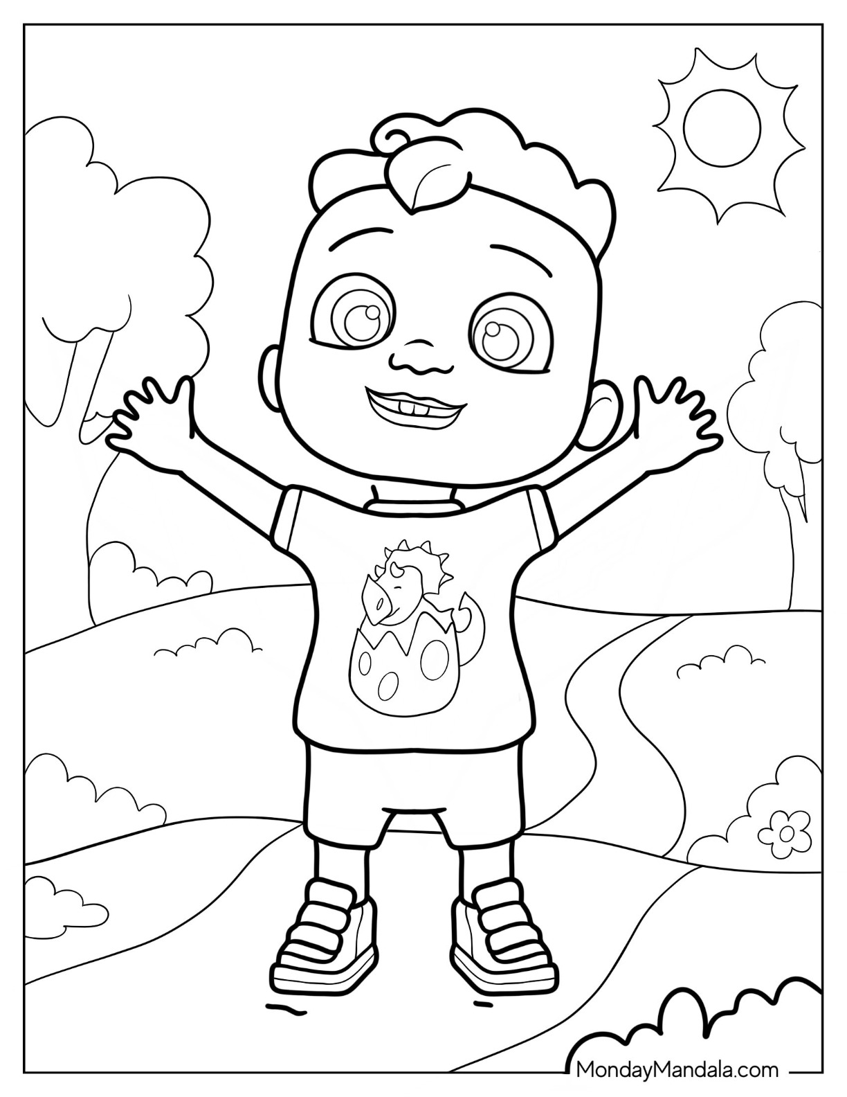 22 CoComelon Coloring Pages (Free PDF Printables)