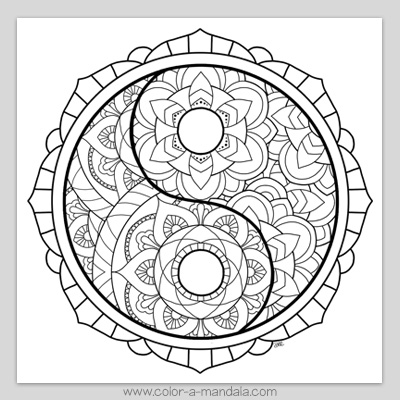 Yin Yang Coloring Page (M187) - Free Printable Coloring Pages by Color ...