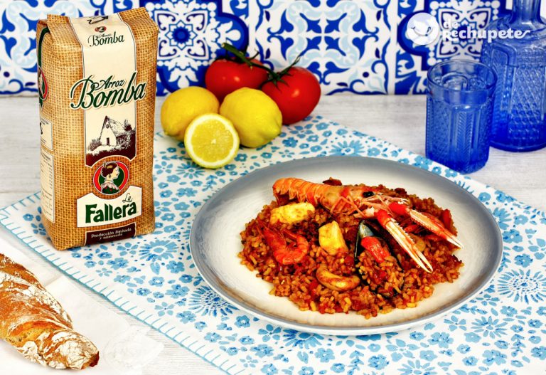 Paella de marisco. Receta de arroz tradicional paso a paso - De Rechupete