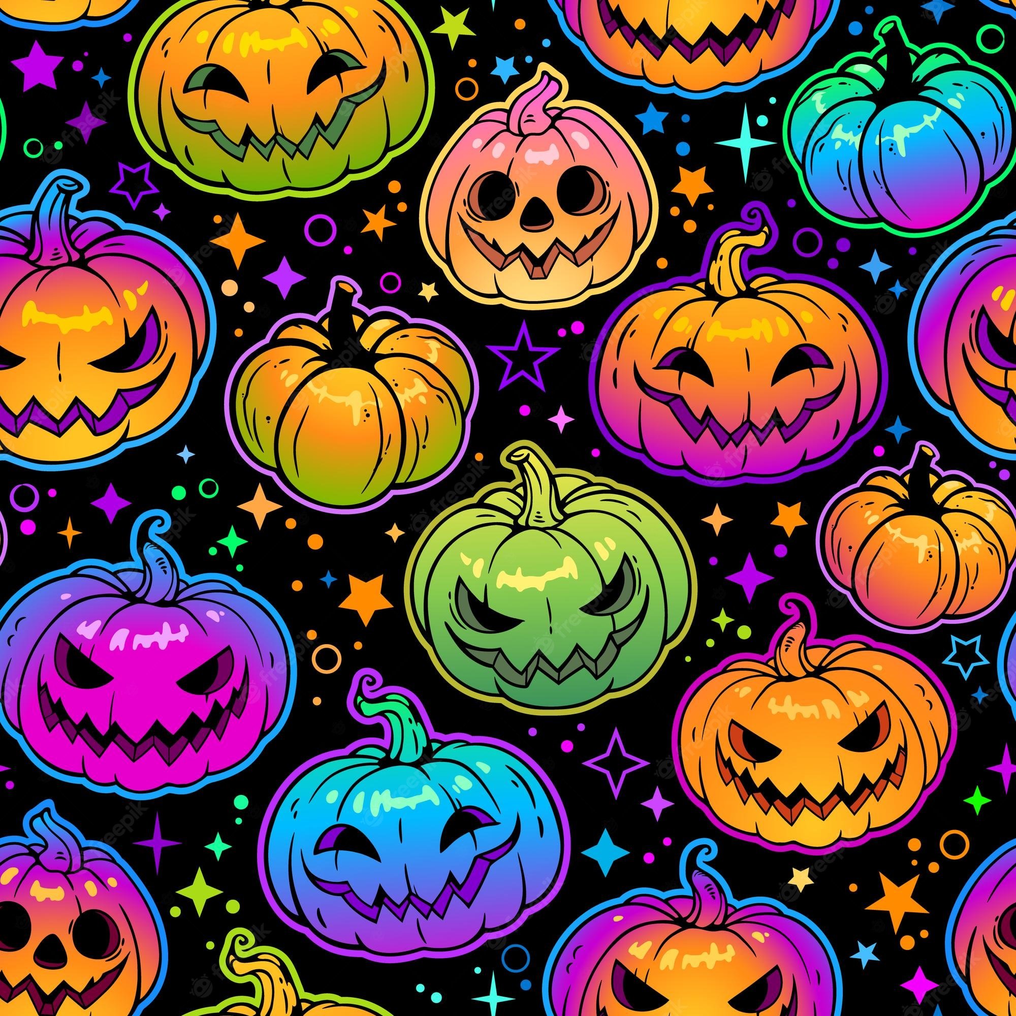 Neon Halloween Spooky Wallpapers - Wallpaper Cave