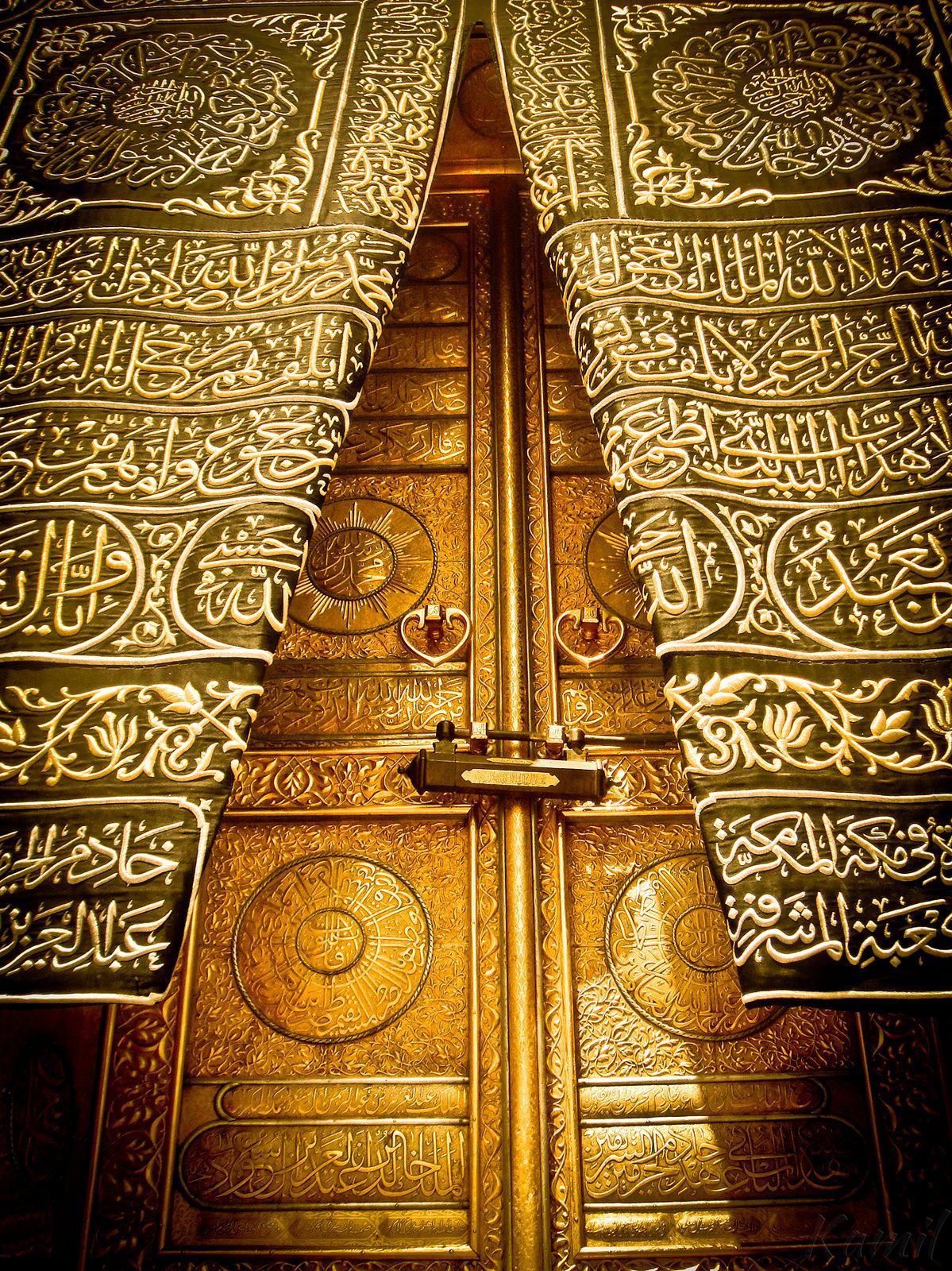 Gambar Mecca Wallpapers Wallpaper Cave Door Kaaba Masjid Haraam Makkah ...