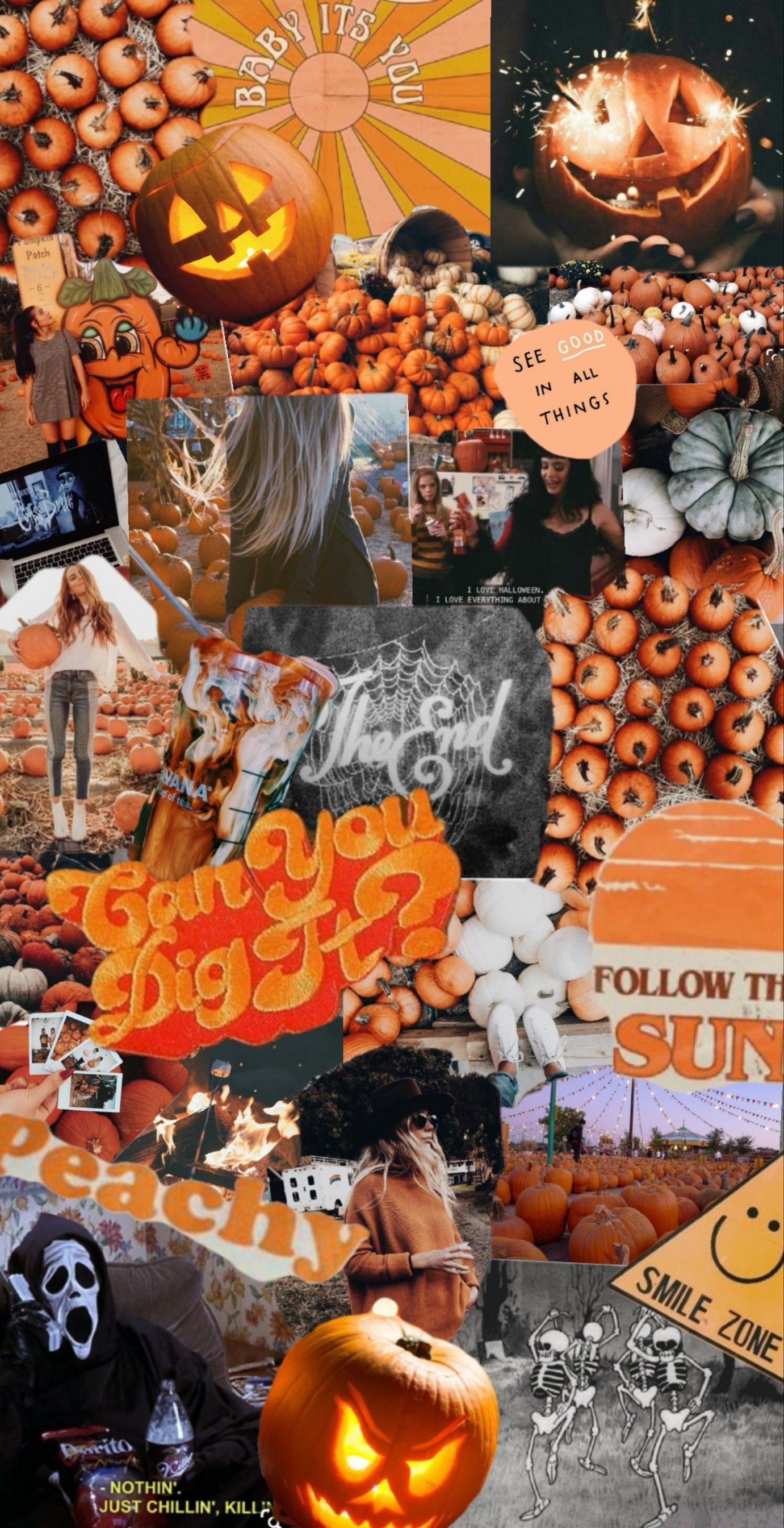 10 Top halloween wallpaper aesthetic chromebook collage You Can ...