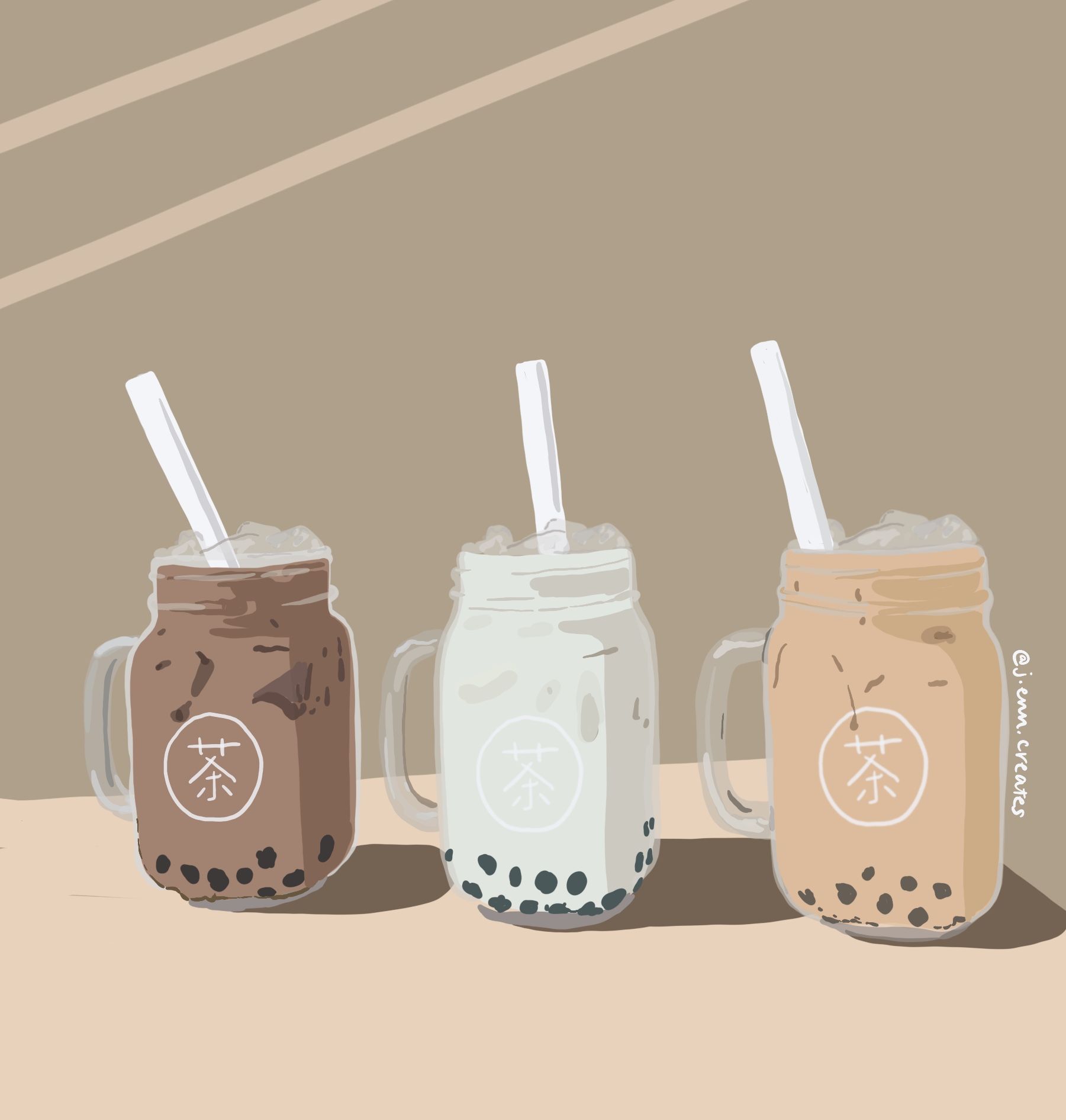 Cute Aesthetic Boba Wallpapers - Wallpaper Cave