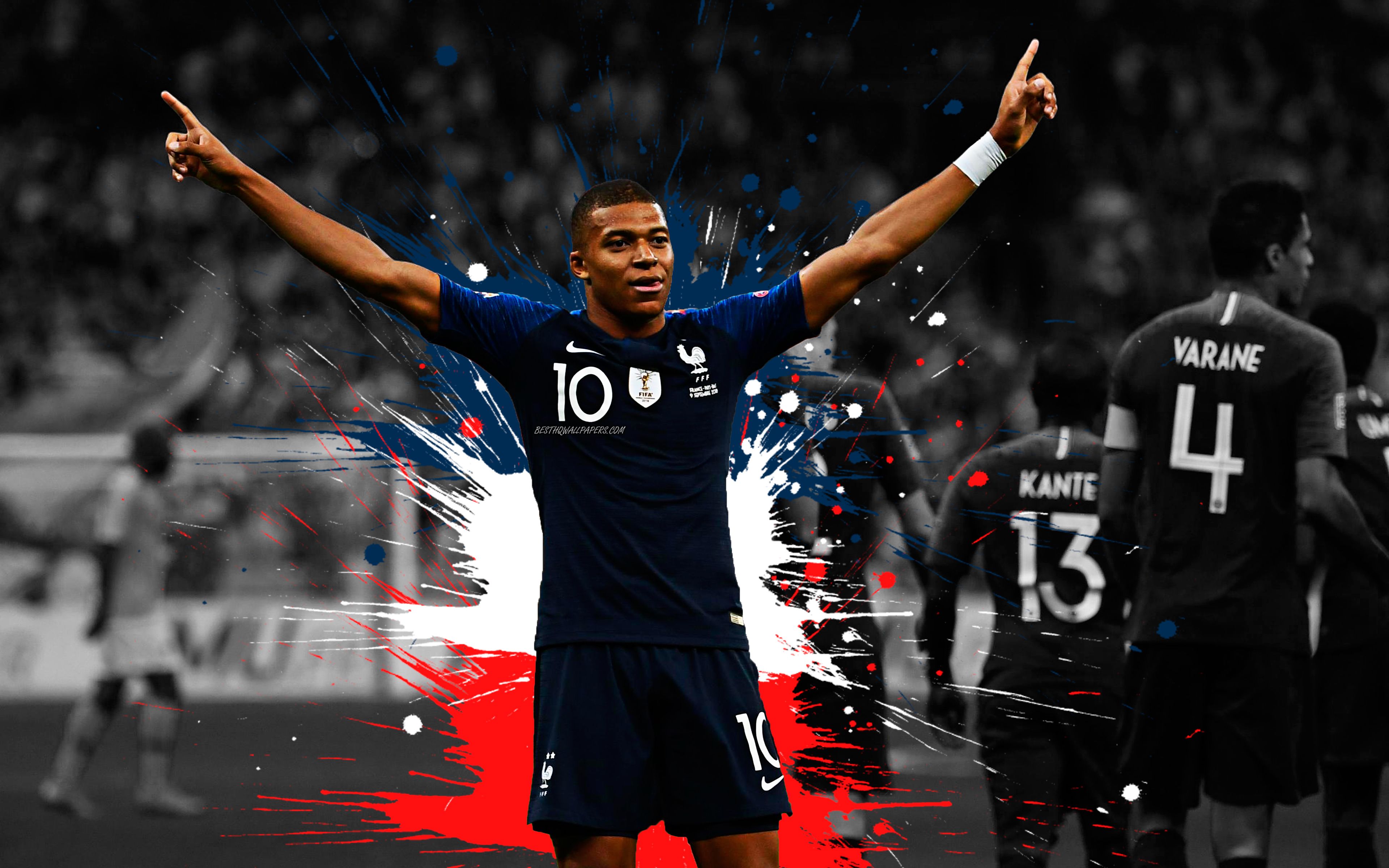 Kylian Mbappe Wallpapers 4k Hd Kylian Mbappe Backgrounds On ...