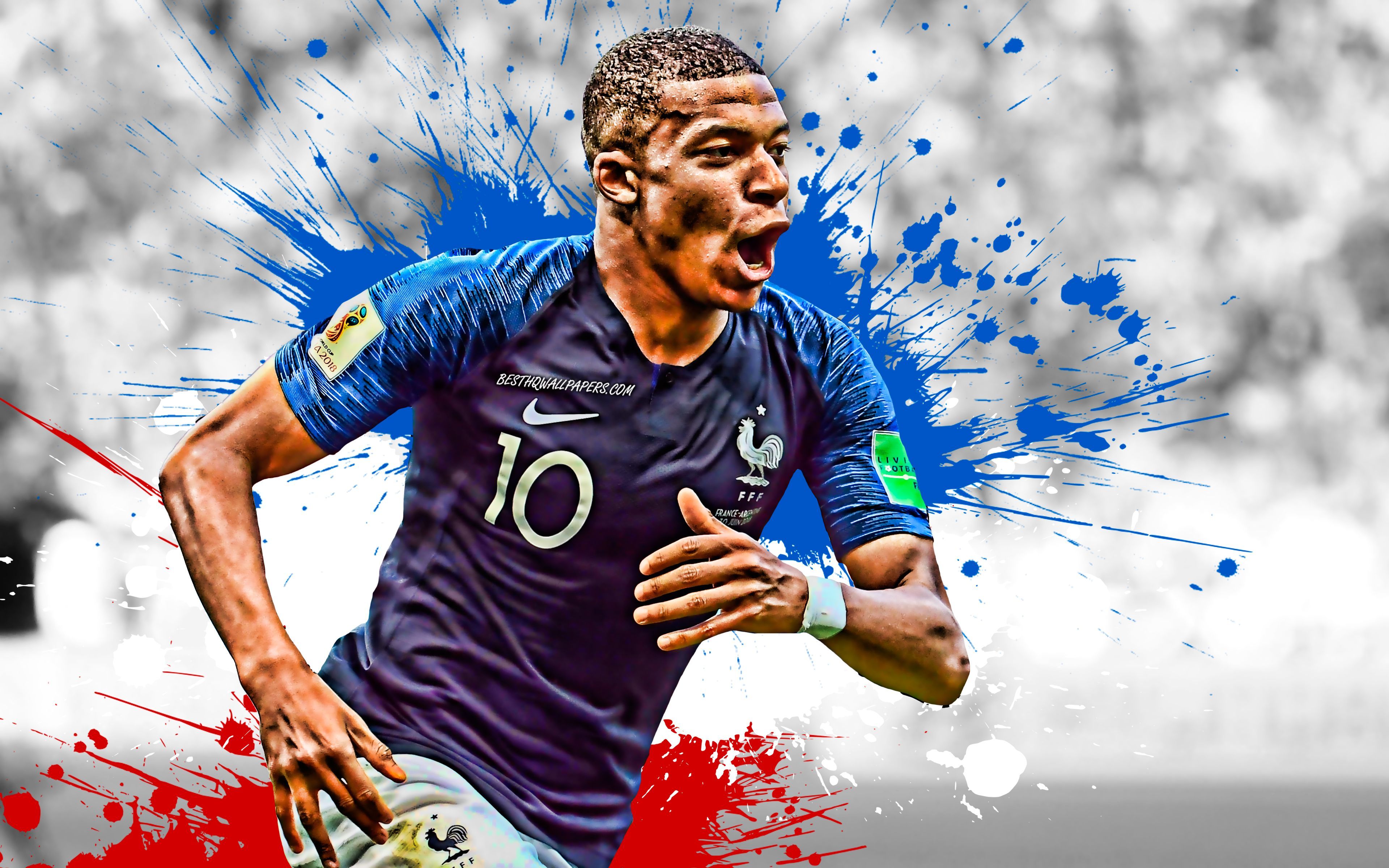 Kylian Mbappe Wallpapers 4k Hd Kylian Mbappe Backgrounds On ...