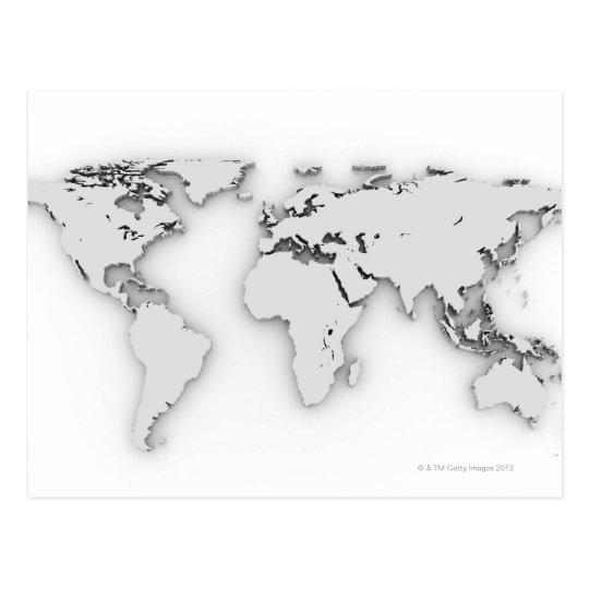 Animal Map of the World Postcard | Zazzle.com