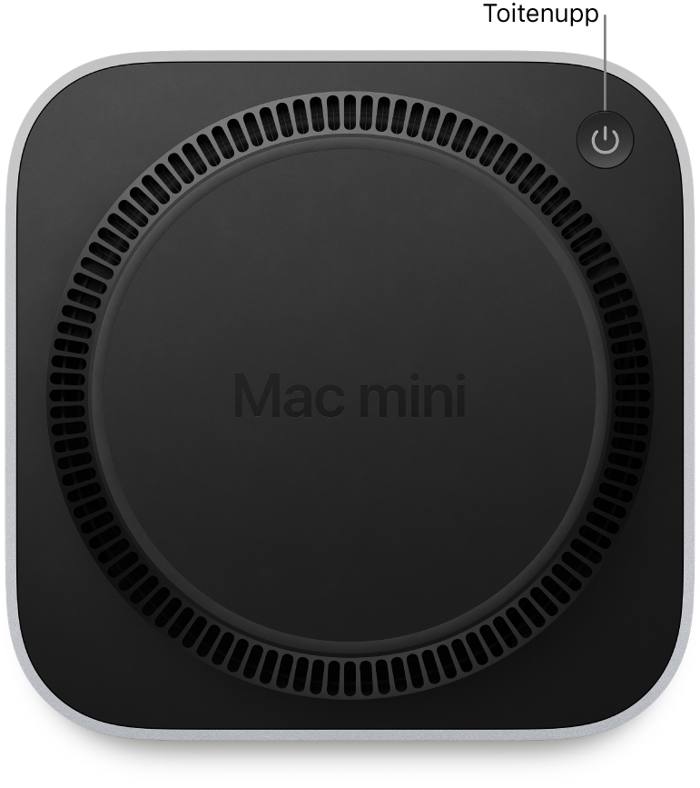 Mac mini allosas on Power-nupp.