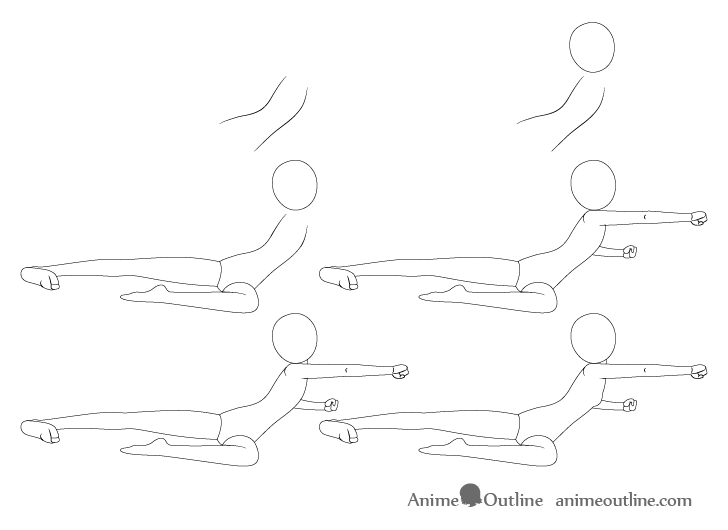 How to Draw Anime Poses  Anime Girl Body Cute Poses