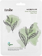 Ampoule Face Mask with Green Tea Extract Eco Be Green Tea Ampoule Mask Pack