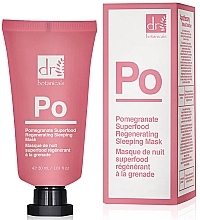 Pomegranate Regenerating Sleeping Mask Dr. Botanicals Pomegranate Superfood Regenerating Sleeping Mask