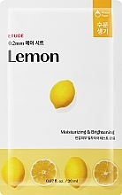 Ultra Thin Lemon Face Mask Etude House Therapy Air Mask Lemon