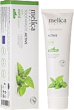 Mint Extract Toothpaste Melica Organic