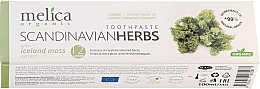 Healing Scandinavian Herbs Toothpaste Melica Organic Toothpaste Scandinavian Herbs With Iceland Moss Extract