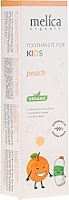 Kids Peach Toothpaste Melica Organic Toothpaste For Kids Peach