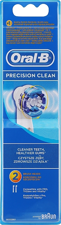 Vaihdettavat sähköhammasharjanpäät, 2 kpl - Oral-B Precision Clean Clean Maximizer