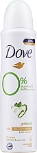 Deodorant-Spray "Cucumber & Green Tea", Aluminum-Free Dove Go Fresh Cucumber & Green Tea