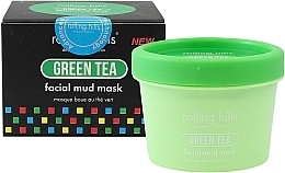 Mutanaamio vihreällä teellä Rolling Hills Green Tea Facial Mud Mask