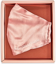 Silkki kasvomaski, vaaleanpunainen Makeup Revolution Re-useable Fashion Silk Face Coverings Pink