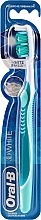 Toothbrush Medium 40 "Whitening", turquoise Oral-B 3D White