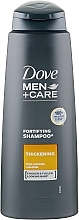 Miesten shampoo hiustenlähtöön Dove Men+Care Thickening Shampoo