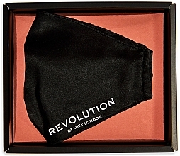 Silkki kasvomaski, musta Makeup Revolution Re-useable Fashion Silk Face Coverings Black