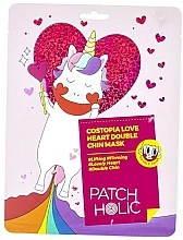 Kiinteyttävä naamio leualle Patch Holic Costopia Love Heart Double Chin Mask