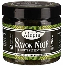 Musta saippua-kuorinta Alepia Authentic Black Soap