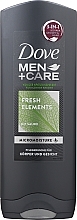 Kosteuttava kasvo- & vartalopesugeeli Dove Men+Care Elements Minerals+Sage Body Wash