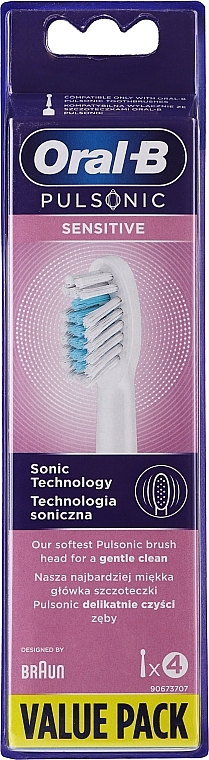 Setti sähköhammasharjan päitä SR32-4S - Oral-B Pulsonic Sensitive