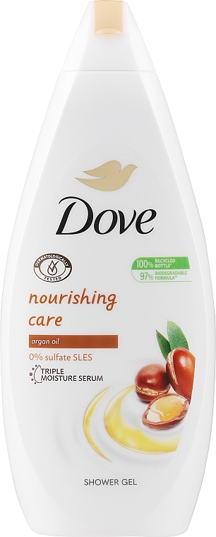 Suihkugeeli - Dove Nourishing Care & Oil Moroccan Argan Oil