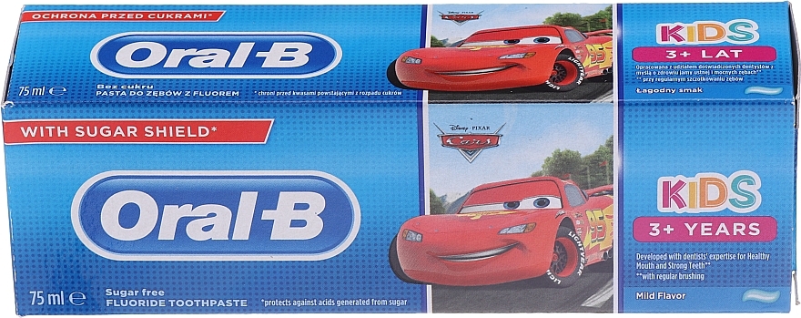 Lasten hammastahna - Oral-B Kids Cars Toothpaste