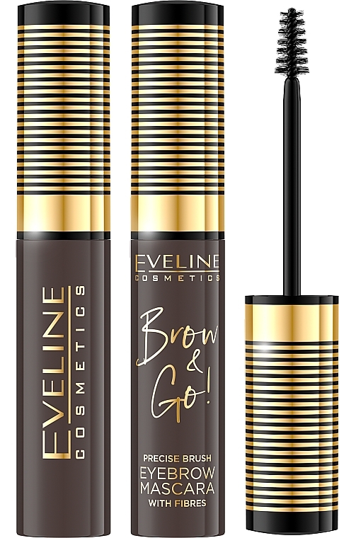 Kulmamaskara - Eveline Cosmetics Brow & Go!Eyebrow Mascara