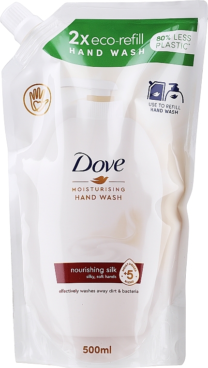 Nestemäinen voidesaippua - Dove Caring Hand Wash Nourishing Silk (doypack)