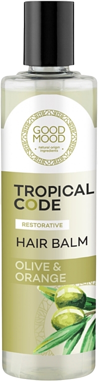 Olive Oil & Orange Blossom Extract Conditioner - Good Mood Tropical Code Restorative Hair Balm Olive & Orange