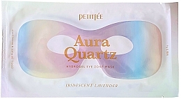 Pearl & Lavender Hydrogel Eye Mask Petitfee&Koelf Aura Quartz Hydrogel Eye Zone Mask Iridescent Lavender