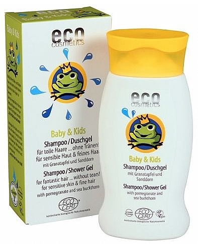 Baby Hair & Body Shampoo - Eco Cosmetics Baby&Kids Shampoo/Shower Gel