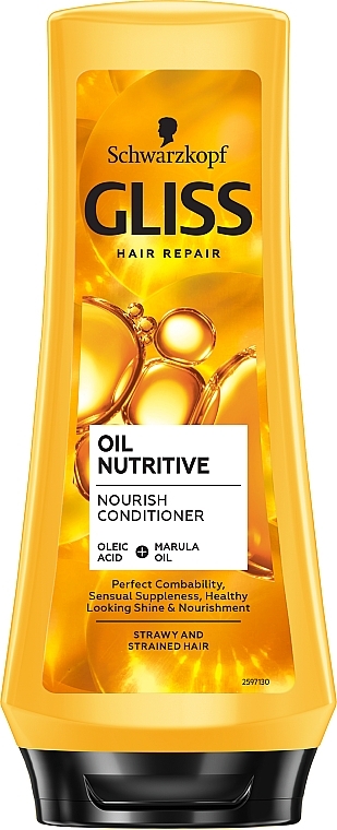 Hair Conditioner for Long Hair Prone to Split-Ends - Gliss Kur Oil Nutritive Balsam