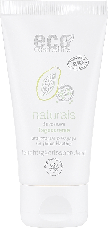 Moisturizing Day Face Cream with Pomegranate and Papaya - Eco Cosmetics