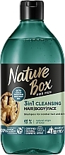 3-in-1 Walnut Cleansing Shampoo Nature Box For Men Walnut Oil 3in1 Cleansing