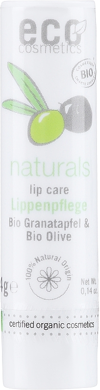 Lip Balm with Pomegranate Extract and Olive Oil - Eco Cosmetics