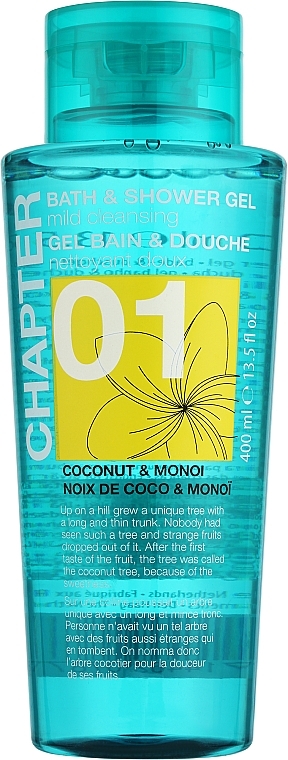 Bad- og dusjsåpe "Coconut & Monoi" - Chapter 01 Coconut & Monoi Bath & Shower Gel