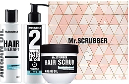 Gift Set "Shine & Strength" Mr.Scrubber (shm/200ml + mask/200ml + scrub/250g)