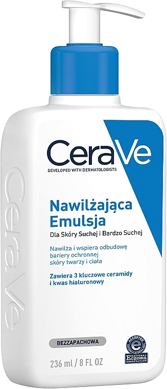 Fuktighetsgivende ansiktslotion for tørr og veldig tørr hud - CeraVe Facial Moisturizing Lotion