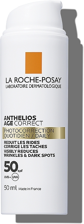 Solkrem for ansikt SPF 50+ - La Roche-Posay Anthelios Age Correct SPF50+	