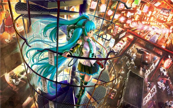 anime jenter,tegneserier,karneval,KUNST,Vocaloid,Hatsune Miku