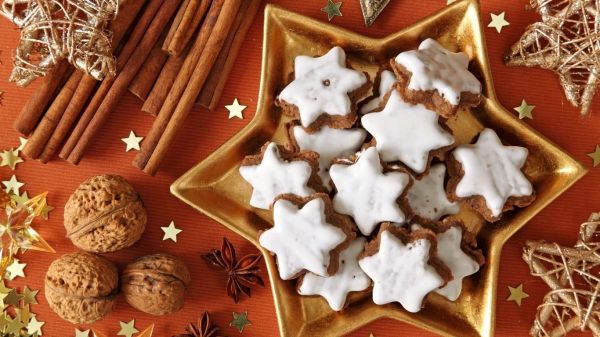 Lebensmittel, Kuchen, Weihnachten, Dessert, Backen, Süßigkeiten