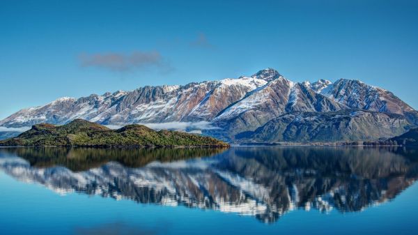 klart vatten,Nya Zeeland,bergen,landskap