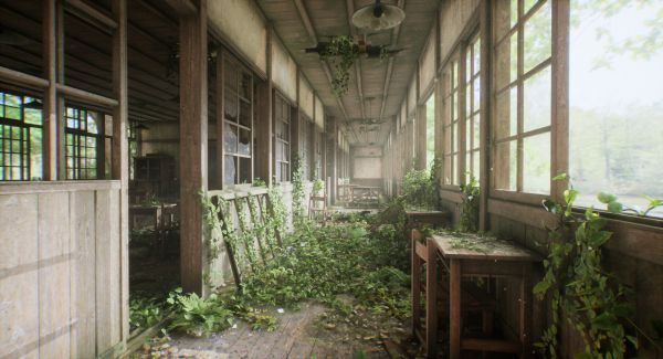 Japon,école,abandonné